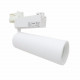 Spot led sur rail 40w binaire triphasé blanc - couleur eclairage au choix