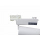Spot led sur rail 40w binaire triphasé noir - couleur eclairage au choix 