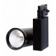 Spot led sur rail 35w 80 binaire triphasé noir - couleur eclairage au choix