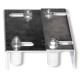 Plaque de guidage réglable pour portail AVL - lg 220 mm x hauteur 55 mm - 7087/30 