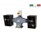 Polisseuse 1100w 400v ø 250 mm sans brosses - 209 evo