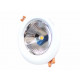 Spot encastrable led cob 15w 80 rond - couleur eclairage au choix