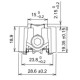 Chariot à galet double réglable PETP douille aiguille 160 Kg 4583 LA CROISEE DS - DRDA4583 PEPT 