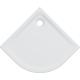 Receveur céramique d'angle GEBERIT Renova - 90 x 90 extra-plat à poser/encastrer - 00725800000AG3