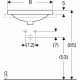 Vasque à encastrer VariForm ovale GEBERIT - 500.720.01.2 