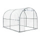 Serre de jardin tunnel grünwald en acier et pvc 200 x 300 x 190 cm helloshop26 03_0008257