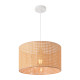 Lustre lampe lumière suspendu suspension 160 x 32 cm noir beige helloshop26 03_0007595