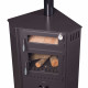 Pôele hibrid à bois et pellet mod. r4 plus 
