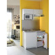 Moderna kitchenette complète cadette 120x60 blanc mélaminé