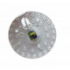 Tube led t9 16w 220v 120 plaque circulaire plafond ø155 - couleur eclairage au choix