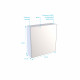 Armoire de toilette avec miroir et porte a fermeture progressive - personalyz square 