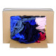 Carton de 10 Kg de chiffons coton couleur CRISTAL HYGIENE - ETC1034 