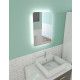 Miroir salle de bain led auto-éclairant atmosphere 40x60cm