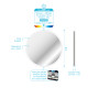 Miroir led ip24 réversible - 60x60cm go round led 60 Aurlane - MIR043 
