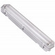 Réglette étanche ip65 double tube t8 120cm (boitier vide)