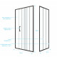 Pack paroi porte de douche serigraphiee - 120x200cm + paroi retour - 90x200 cm - porte coulissante Aurlane - PACF014 