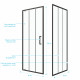 Pack paroi porte de douche serigraphiee - 80x200cm + paroi retour - 80x200 cm - porte pivotante Aurlane - PACF017 