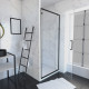 Pack paroi porte de douche pivotante+ receveur a poser - 90x90 pivotante -crush moon pivotante 90x90 Aurlane - PACF054