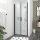 Pack paroi de douche 90x200 cm + receveur de douche a carreler 90x140 recoupable Aurlane - PACF085