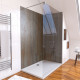 Pack panneau muraux 120x210 + paroi 120x210 + receveur 90x120 + barre de fixation chrome 70/100cm Aurlane - PACP102