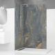 2 panneaux muraux pierre 90+120x210cm 'venus' + profilés d'angle et finition chromés - stone'it Aurlane - PACP277