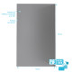 Lot de 3 panneaux muraux pour salle de bains en aluminium gris - 120x210cm - wall'it 