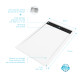 Pack receveur acrylique blanc 120x80 et grille décor aluminium finition noir mat - pack whitness ii Aurlane - PACR027 