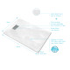 Pack receveur blanc effet pierre 140x90 cm et grille décor perforée en inox - pack rock 2 Aurlane - PACR105 