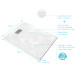 Pack receveur blanc effet pierre 120x90 cm et grille décor perforée en inox - pack rock 2 Aurlane - PACR107 