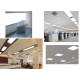 Panneau led 60w 60x60cm blanc - couleur eclairage : blanc froid 6000k - 8000k 