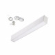 Réglette led 24w 120cm suspendu alu - couleur eclairage au choix