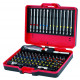 Lot de 6 jeux de 86 embouts de vissage 1/4 promac - bc-86/6