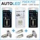Pack p23 4 ampoules led w5w (t10)+navette c5w 36mm canbus autoled®