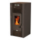 Optimo poêle à granulés lipari gris 15kw