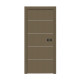 Bloc-porte pose fin de chantier collection premium seymour, h.204 x l.93 cm, aspect cuir lichen, réversible