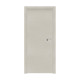 Bloc-porte miro avec poignée exclusive grise, h.204 x l.73 cm, aspect textile opale