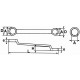 Clé polygonale contre-coudee 12x13 mm SAM - 10512X13 