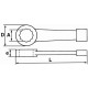 Clé polygonale a frapper 55 mm SAM - 10855 