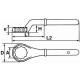 Clé polygonale contre-coudee gros effort 55 mm SAM - 10955 