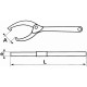 Clé à ergots extensible SAM - 115 