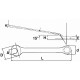 Clé mixte contre-coudee 21 mm SAM - 5321L 