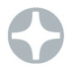 Douille tournevis monobloc 1/4 phillips ph1 SAM - RSPH1 