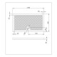 Receveur de douche a poser extra-plat anti-derapant en acrylique blanc rectangle - 140x80cm - bac de douche whiteness 140 Aurlane - SCAB127 