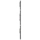 Serrure 3 points TF3 pêne dormant 1/2 tour 45 mm STREMLER pêne C perroquet+fourreau U24x6 Axe 26 - 6470.41.4C