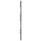 Serrure 3 points TF3 à relevage 39mm STREMLER Axe 24 U24x6mm inox - pêne 1/2 tour perroquet - 6570.39.C