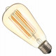 Ampoule led e27 cob filament st64 6w 220v 360 - couleur eclairage au choix