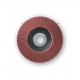 10 disques lamelles lamdisc convexe d.115x22,23mm a grain 60 support fibre