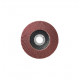 10 disques lamelles lamdisc convexe d.125x22,23mm a grain 120 support fibre