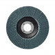 10 disques lamelles lamdisc plat d.125x22,23mm z grain 80 support fibre