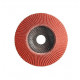 10 disques lamelles lamextra convexe d.125x22,23mm cr grain 40 support fibre